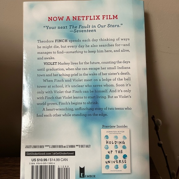 All The Bright Places by Jennifer Niven - Romantic YA Paperback - Picture 2 of 2